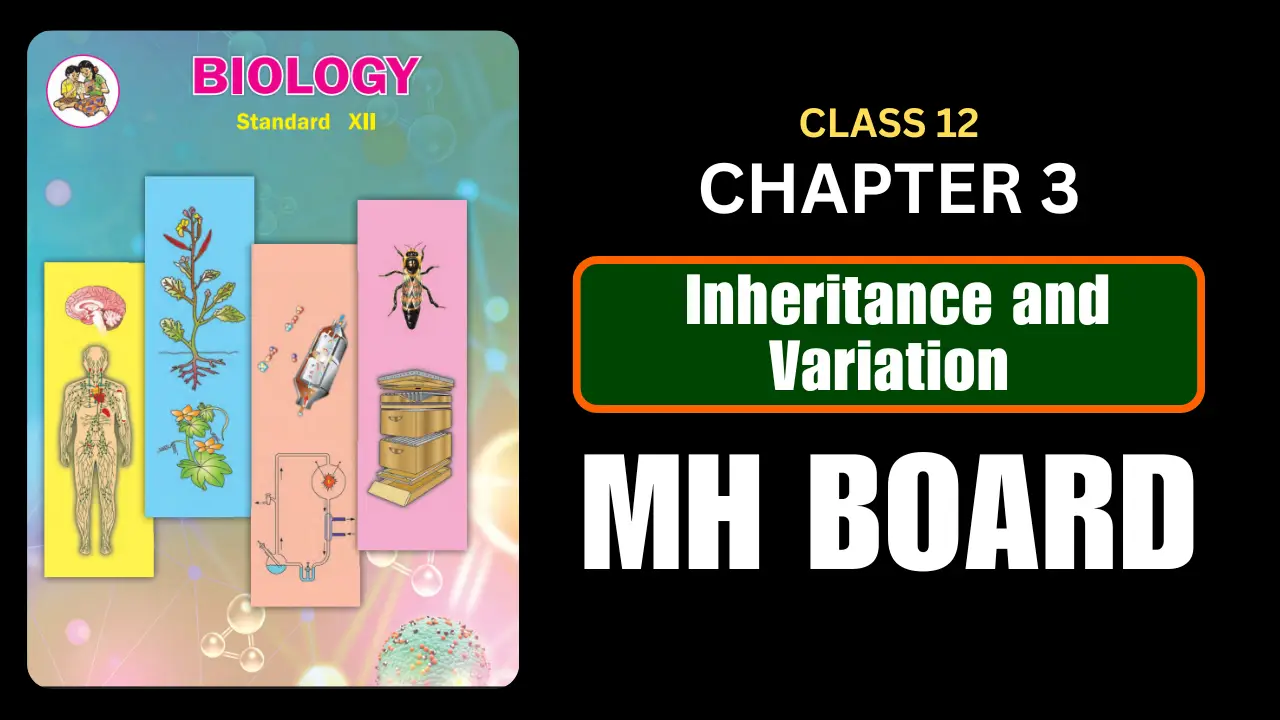 Inheritance and Variation Class 12 Biology Chapter 3 Questions And Answers Maharashtra Board