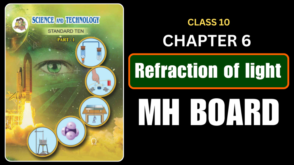 Refraction of light Class 10 Science 1 Chapter 6 Questions And Answers Maharashtra Board