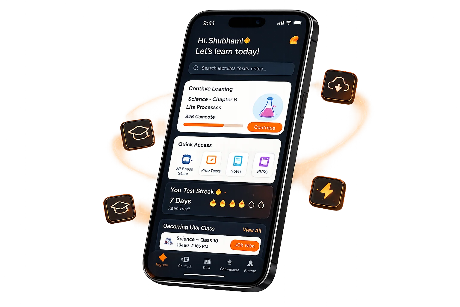 EasyLearning mobile app preview