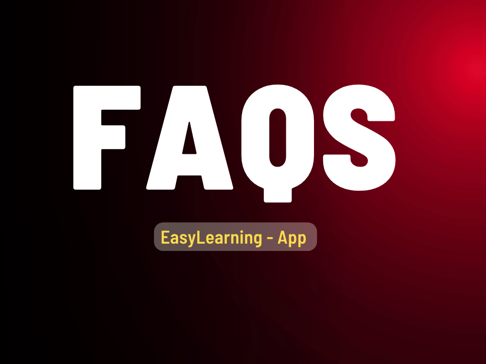 EasyLearning | FAQs