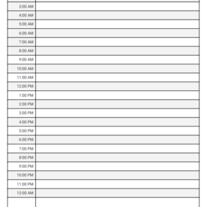 Daily Planner | Productivity Sheet