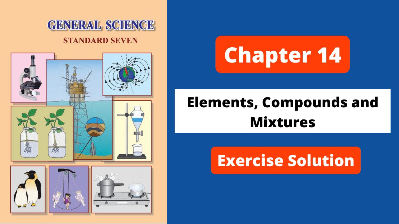 Class 7 | Science | Chapter 14 | Elements, Compound and Mixtures | Maharashtra Board | Solution