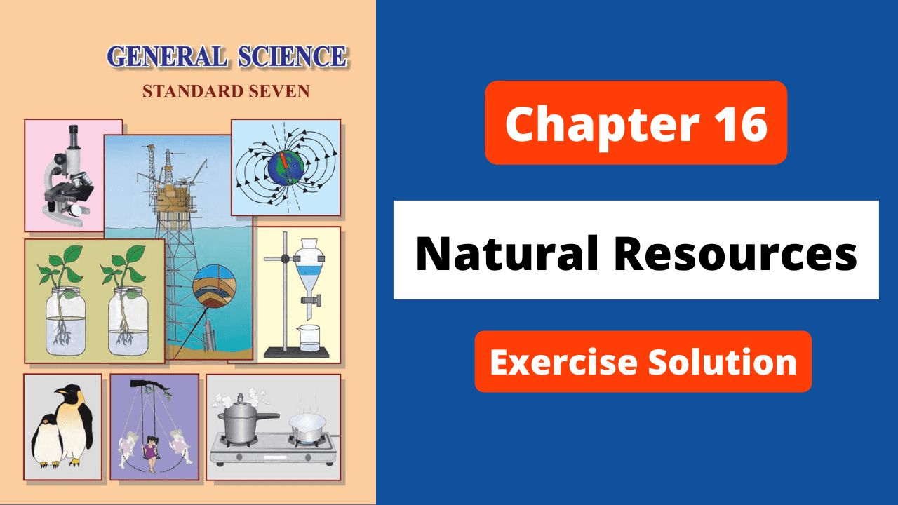 Class 7 | Science | Chapter 16 | Natural Resources | Maharashtra Board | Solution