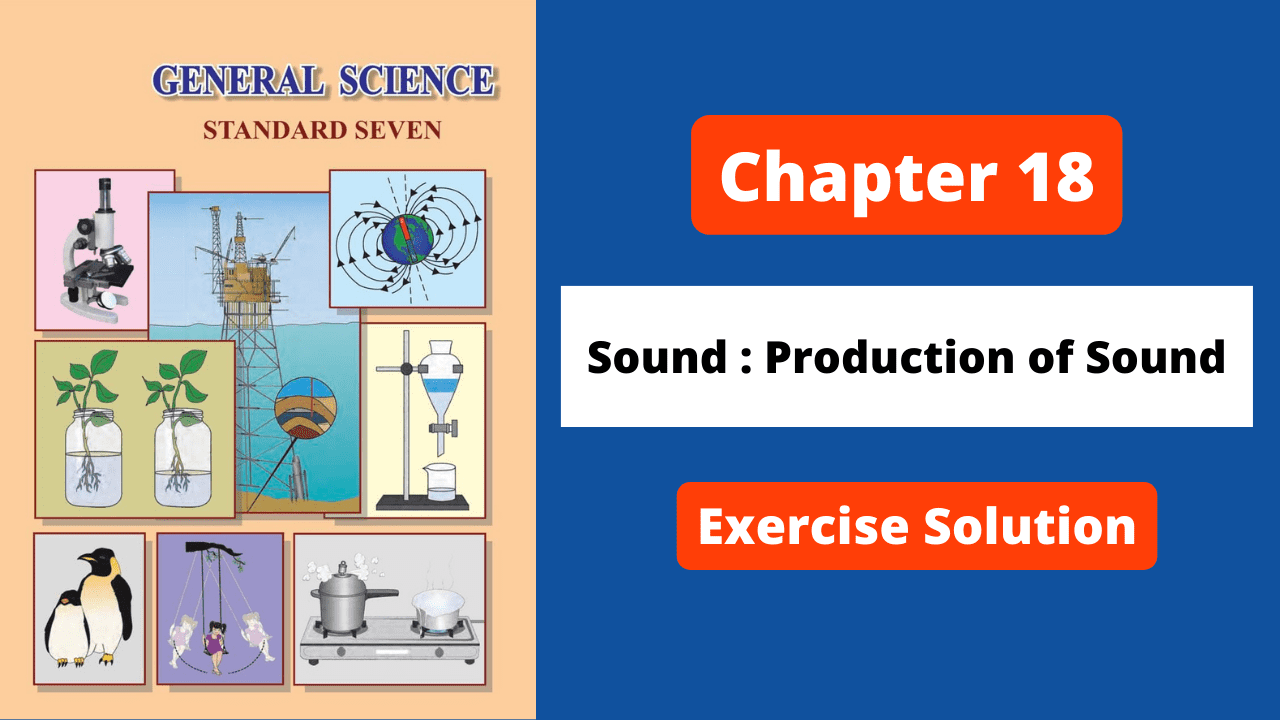 Class 7 | Science | Chapter 18 | Sound : Production Of Sound | Maharashtra Board | Solution