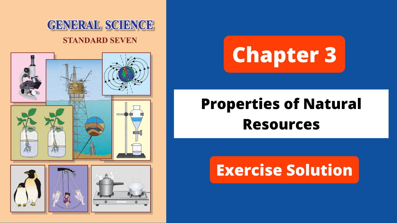 Class 7 | Science | Chapter 3 | Properties of Natural Resources | Maharashtra Board | Solutions